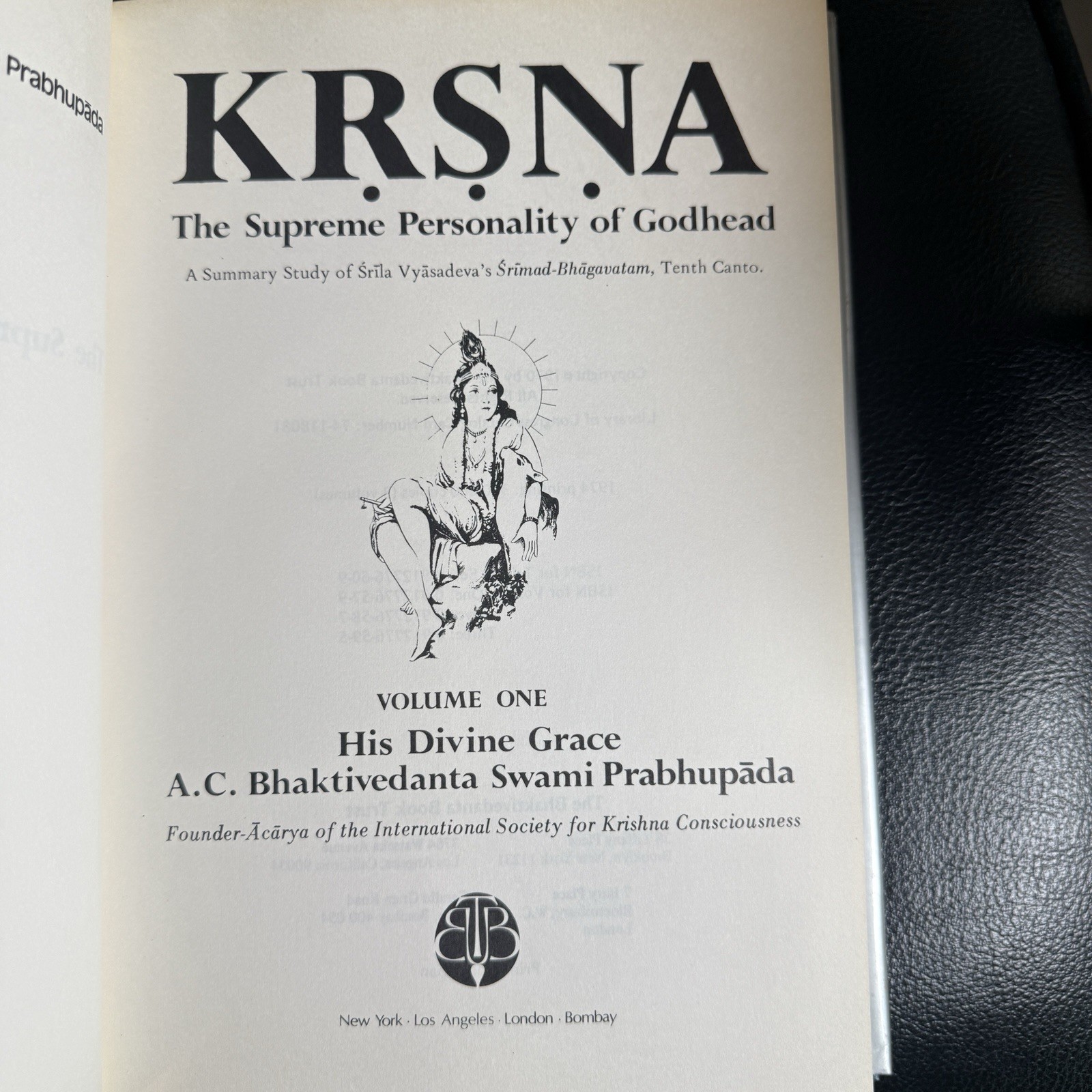 Krsna Krishna The Supreme Personality of Godhead Vol. 1 by Swami Prabhupada