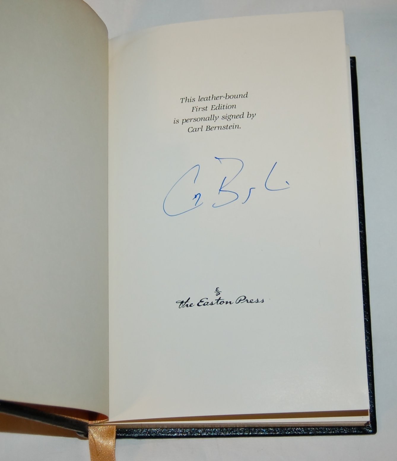 BOOK The Easton Press Loyalties A Son’s Memoir Signed Carl Bernstein 1st Edition