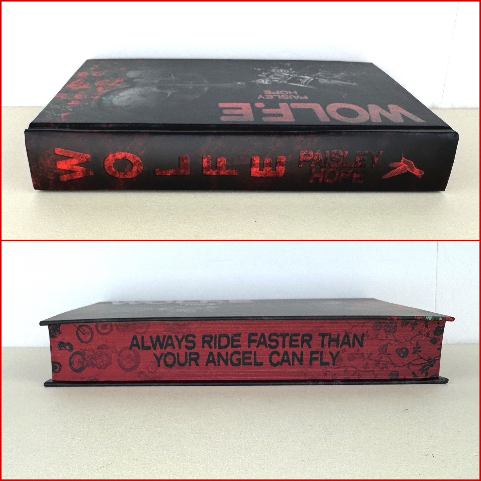 Romance Era Paisley Hope Wolf.e Special Edition Hardcover Sprayed Edges New