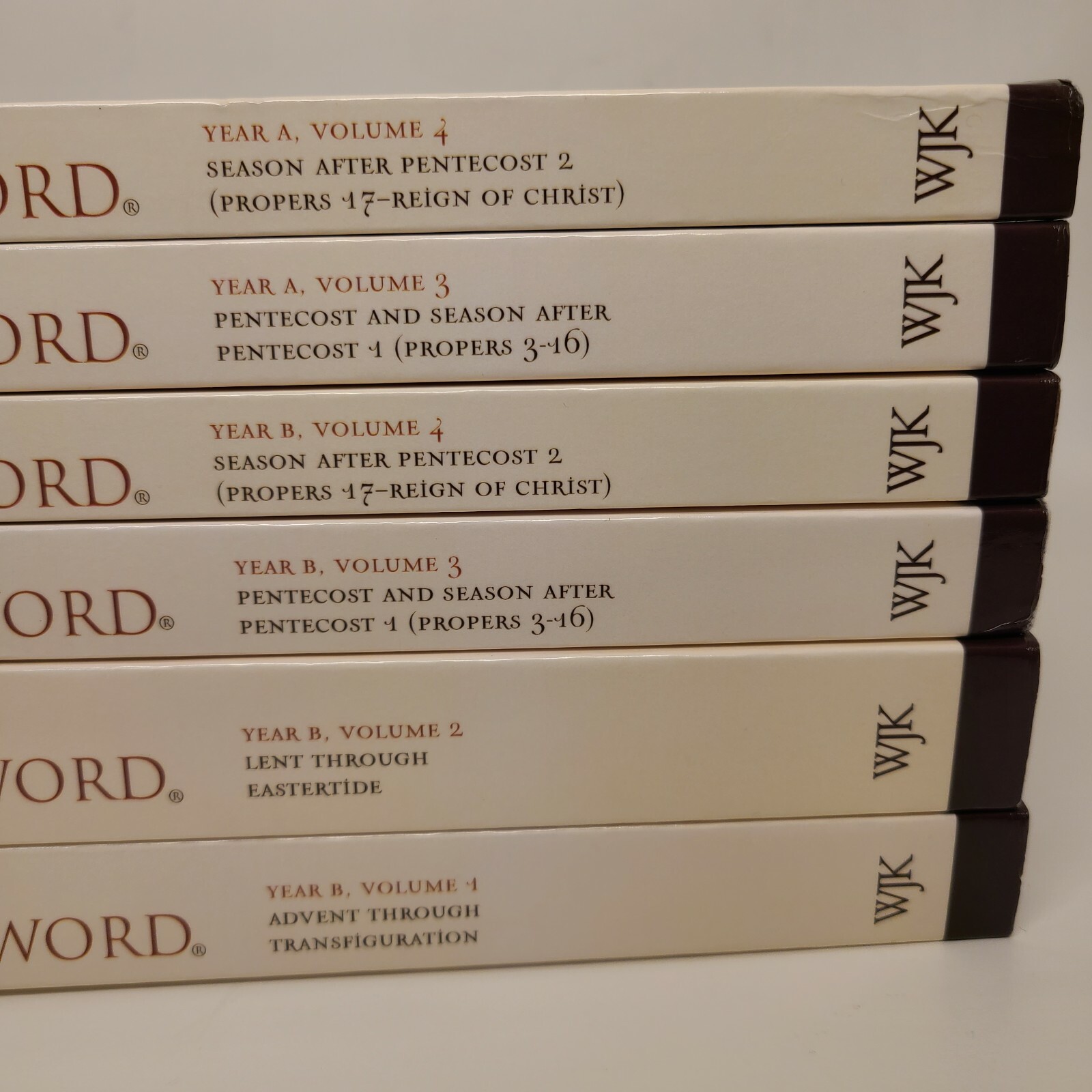 Feasting on The Word 6 Book Year A Volume 3 & 4 Year B Volume 1-2-3-4 Complete