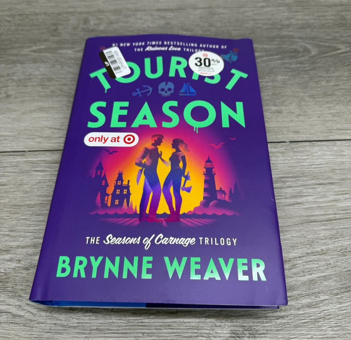 Tourist Season Target Exclusive Decorative Edges Brynne Weaver Hardcover Book