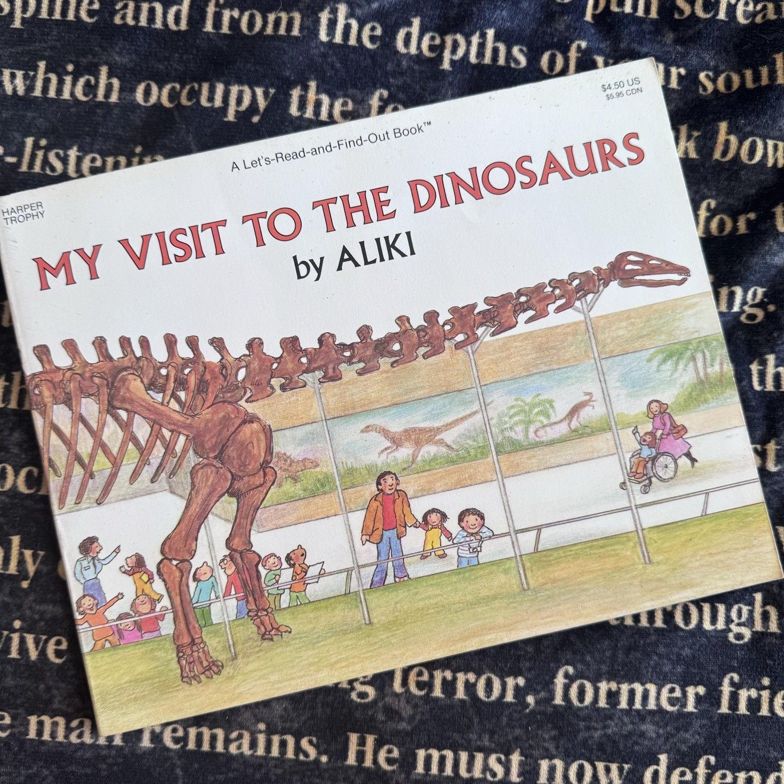 Signed Aliki Books: My Visit To The Dinosaurs And Dinosaurs Are Different -1980s