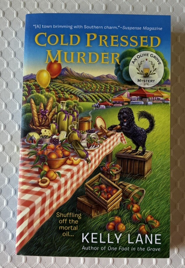Lot of 3 Cozy Mysteries By Kelly Lane An Olive Grove Series First 1, 2, 3 Books