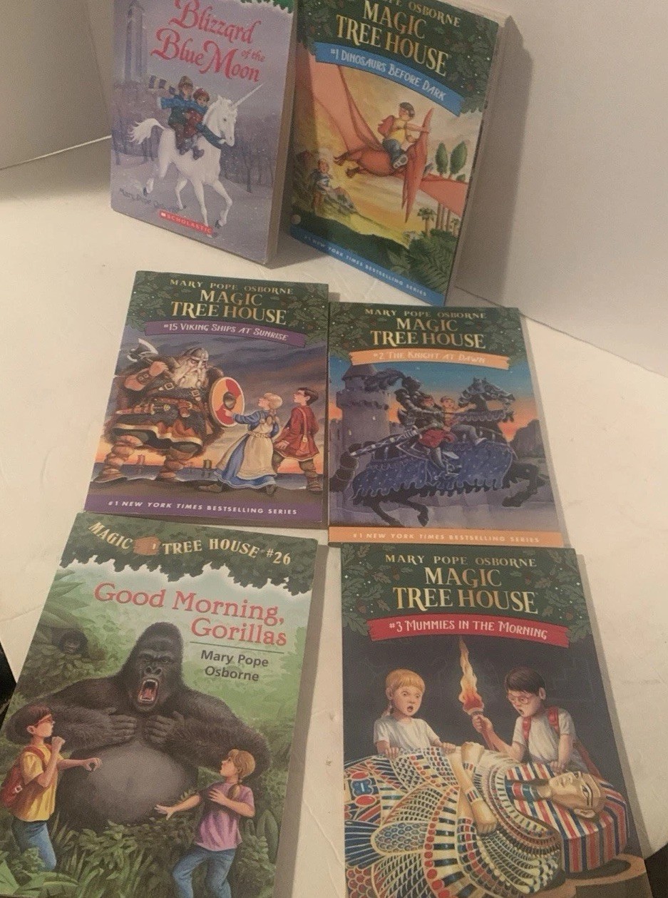 Magic Tree House Series Book Set Children’s Paperback Set Of 6