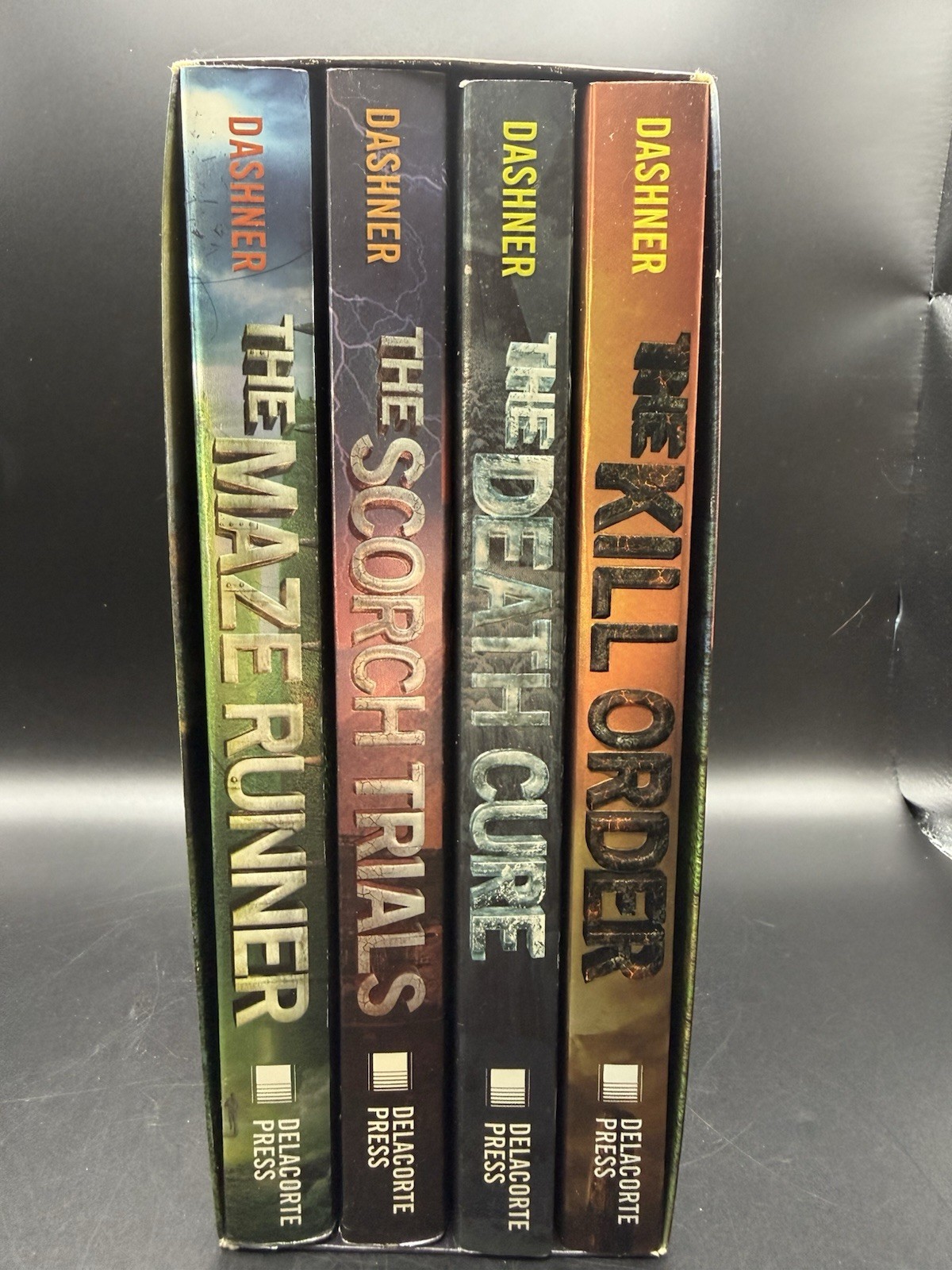 The Maze Runner Series 4 Book Box Set James Dashner YA Dystopian Paperbacks Lot