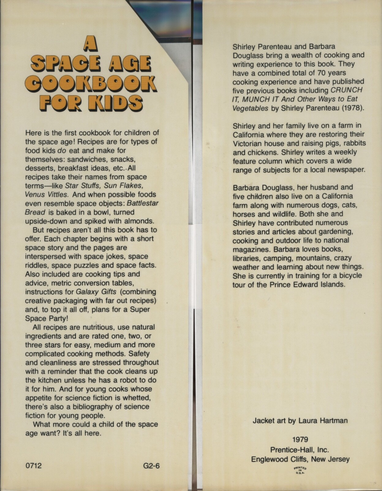 SPACE AGE COOKBOOK Astronomy for Kids Barbara Douglass Shirley Parenteau