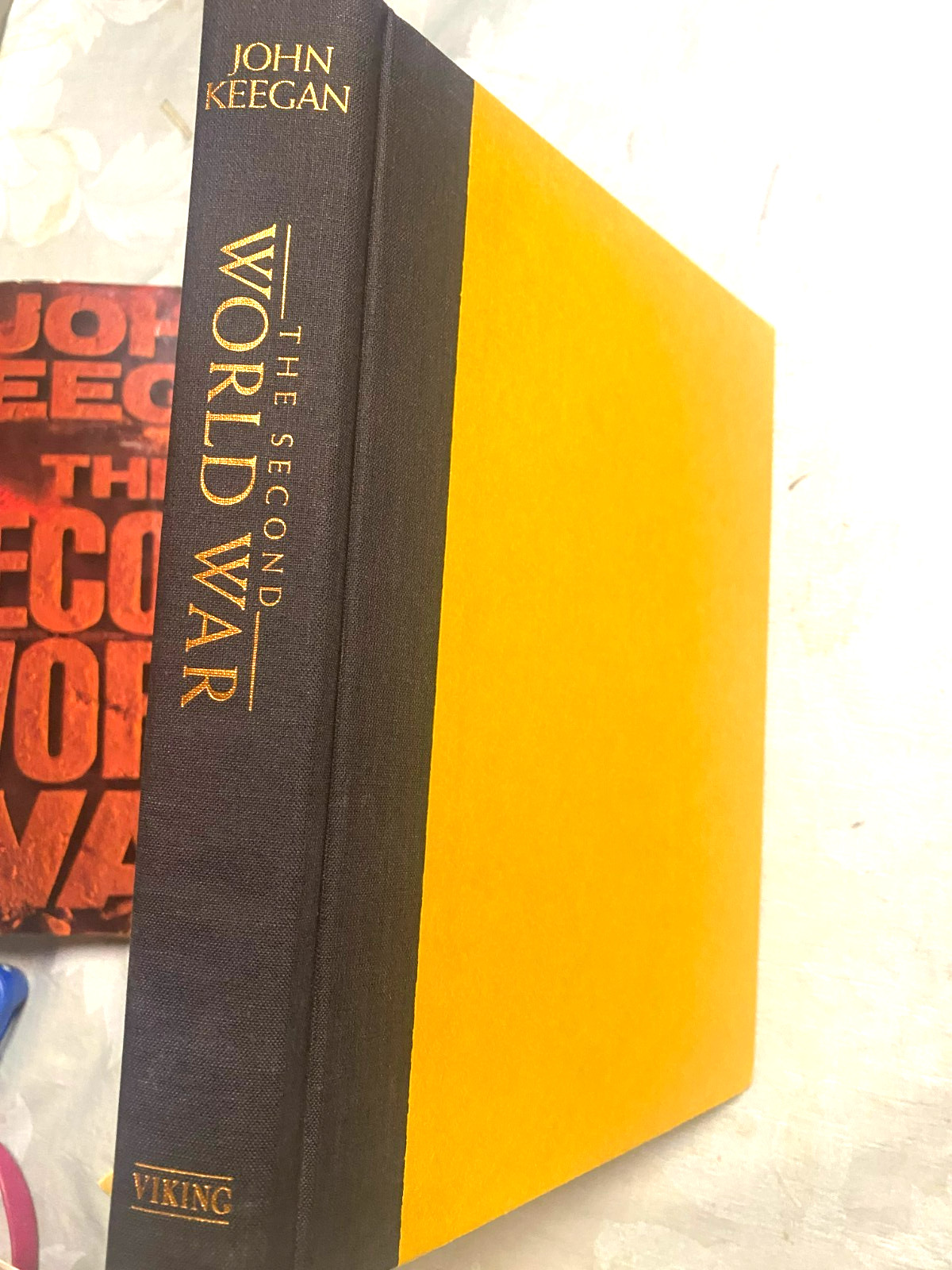 RARE! THE SECOND WORLD WAR by JOHN KEEGAN (1989, Hardcover) FINE w/DJ BOMC