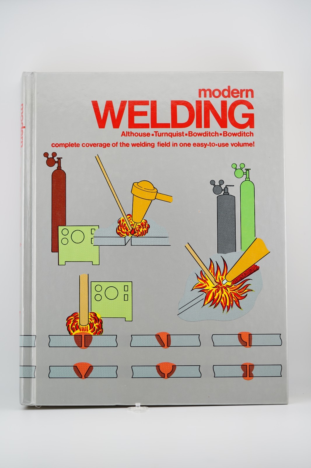 Modern Welding William A. Bowditch Vtg Hardcover Book Goodheart FREE SHIPPING