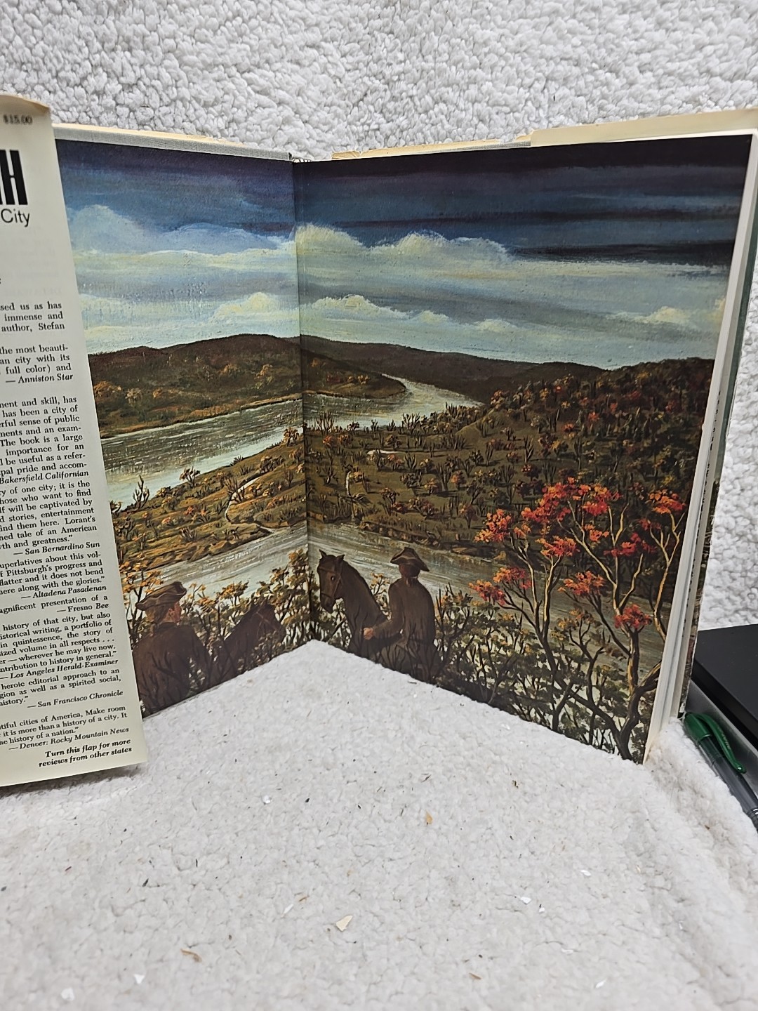Pittsburgh The Story of An American City 1975 Book by Stefan Lorant Signed