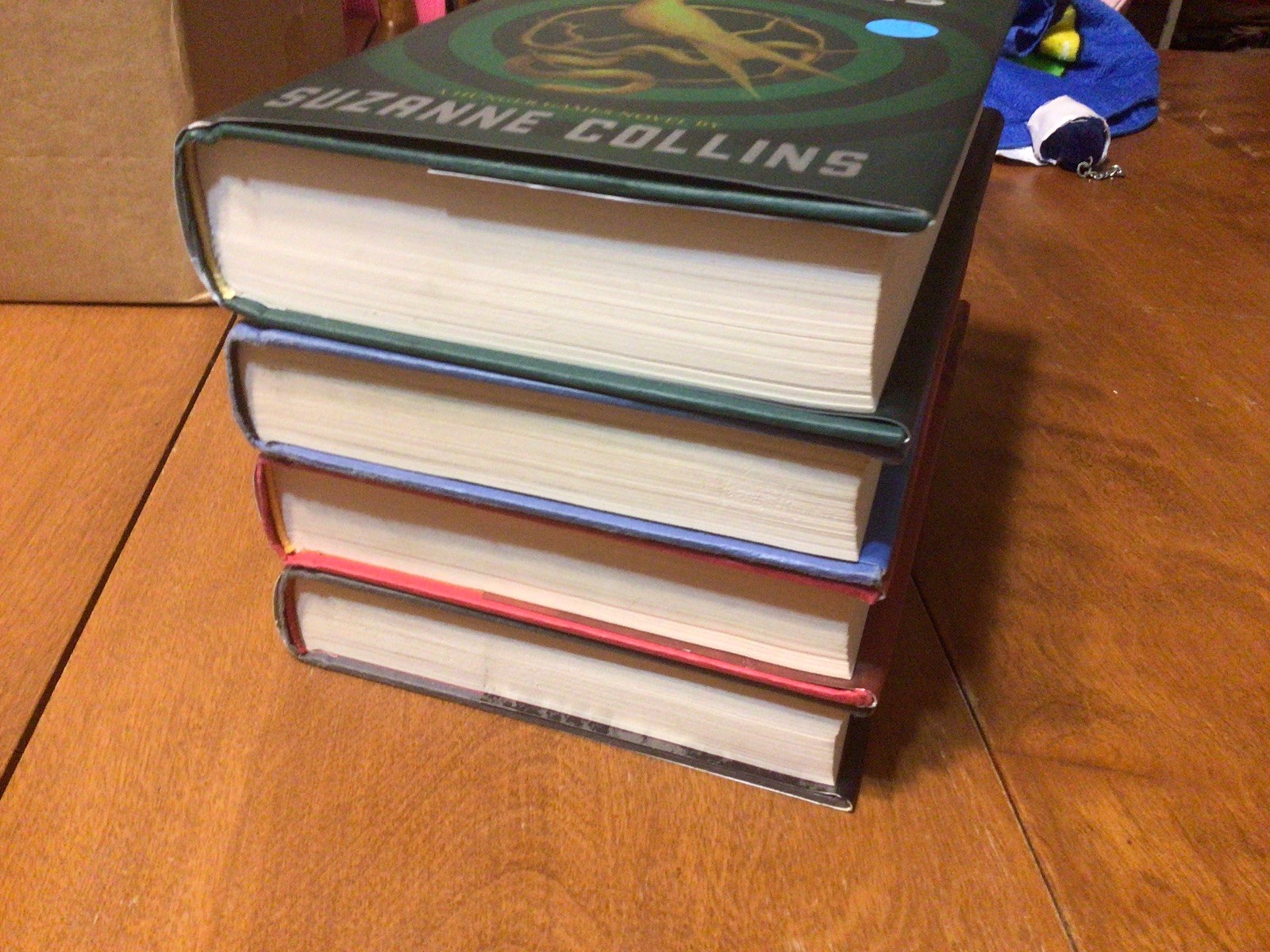 Lot Of 4 HUNGER GAMES Books COLLINS HCDJ Catching Fire MOCKINGJAY Songbirds