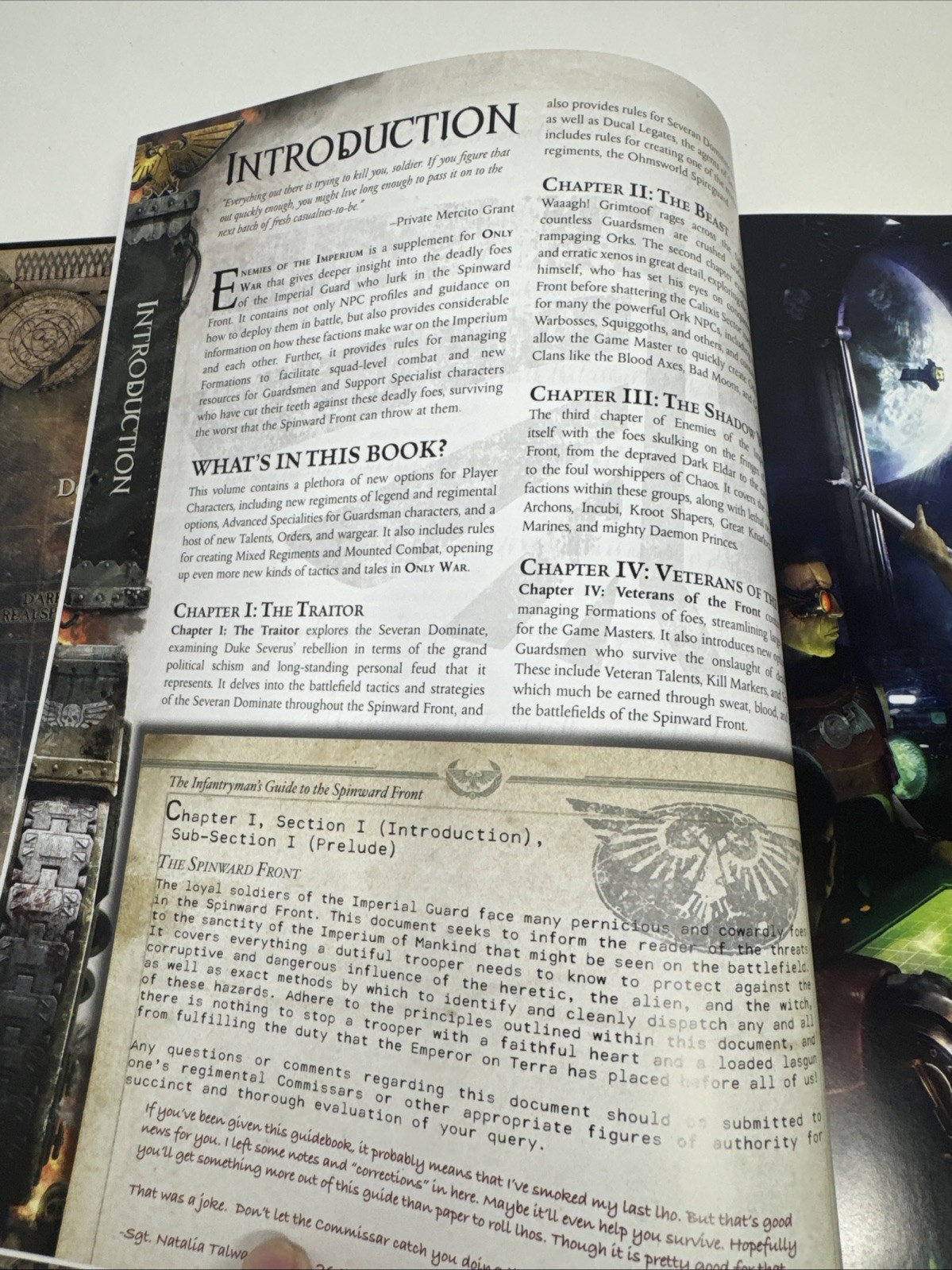 Only War : Enemies of the Imperium by Fantasy Flight Games (2013, Hardcover)
