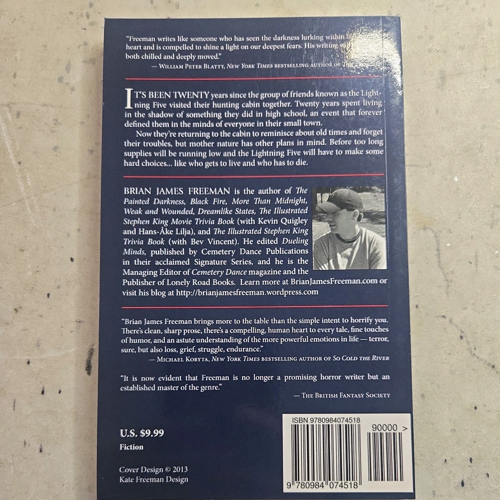 BLUE NOVEMBER STORMS By Brian James Freeman & Glenn Chadbourne