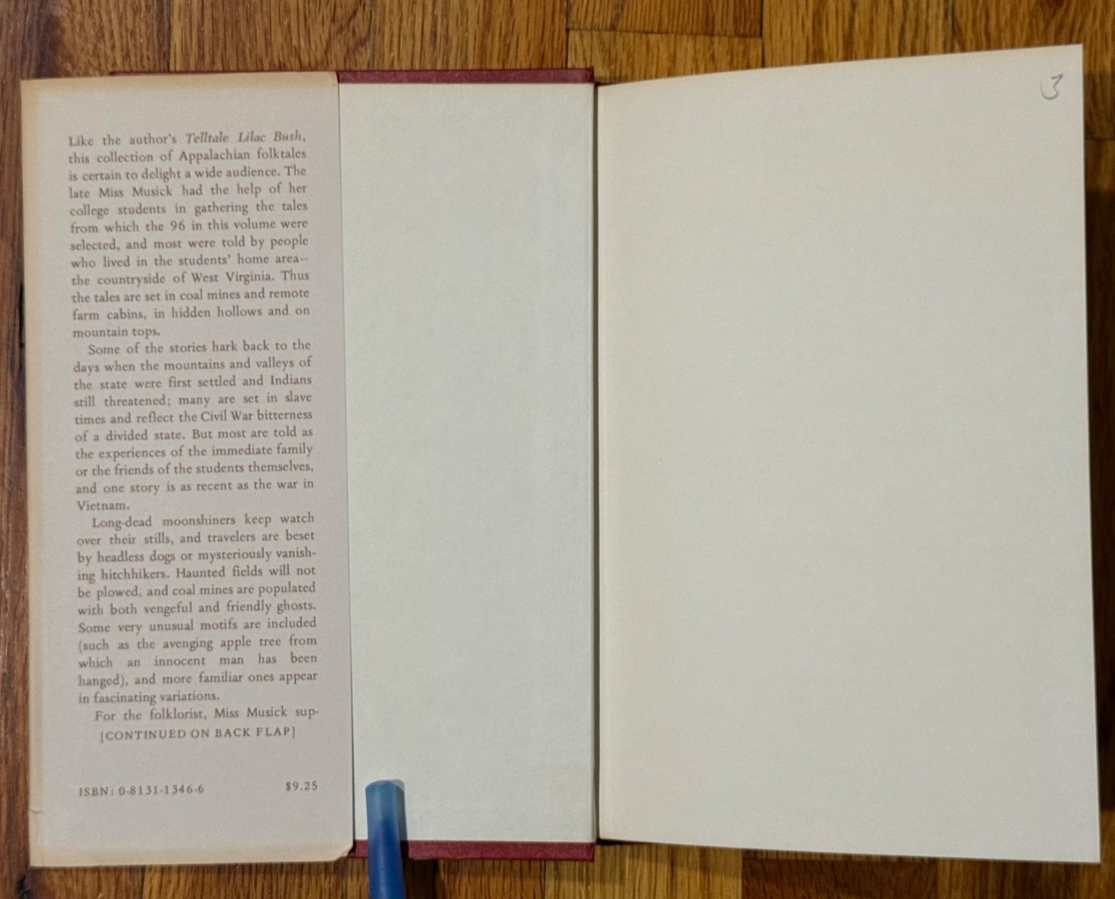 Coffin Hollow and Other Ghost Tales by Ruth Ann Musick – 1977 – HCDJ – RARE BOOK