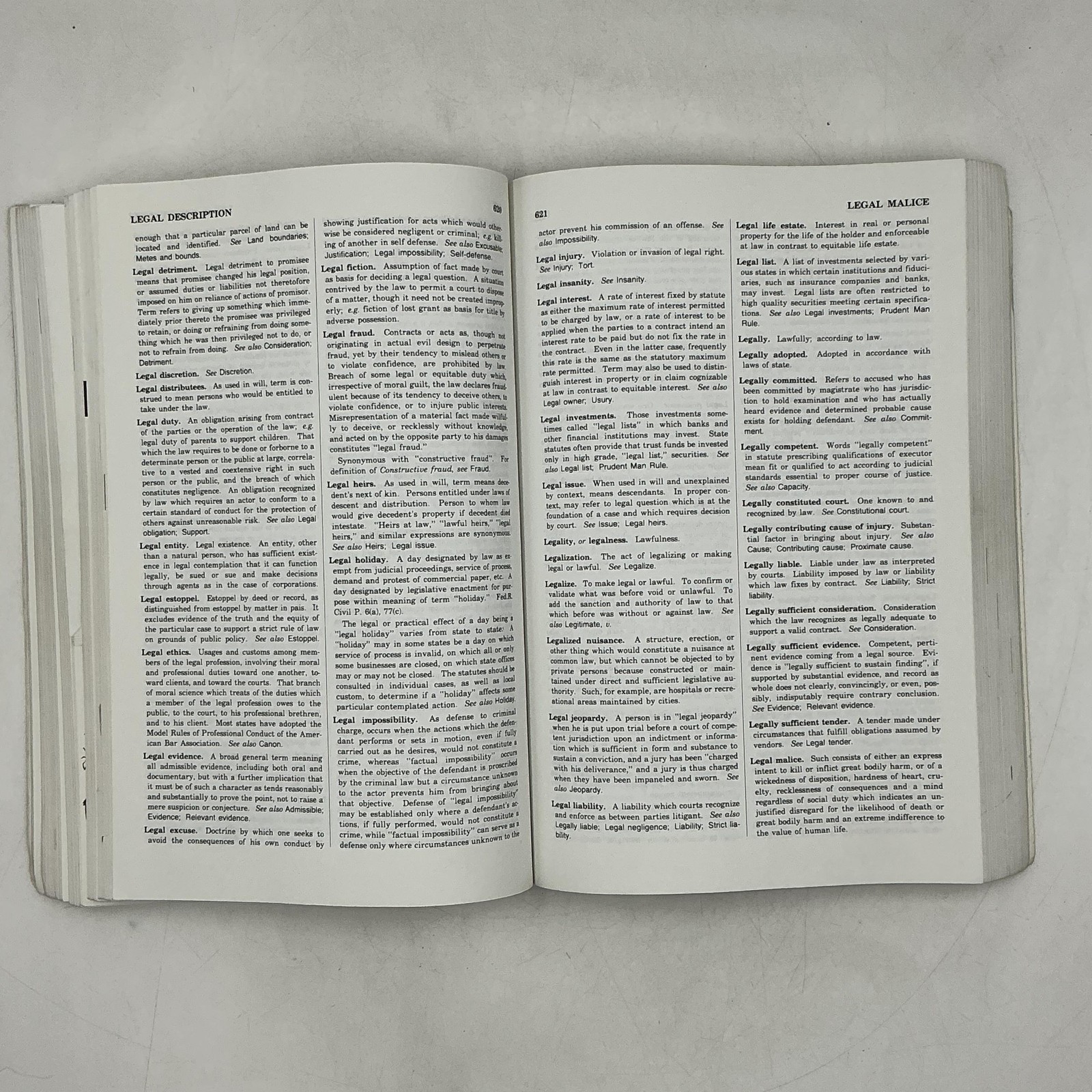 Vintage Black’s Law Dictionary With Pronunciations Henry Black Blue PB 1994 Law