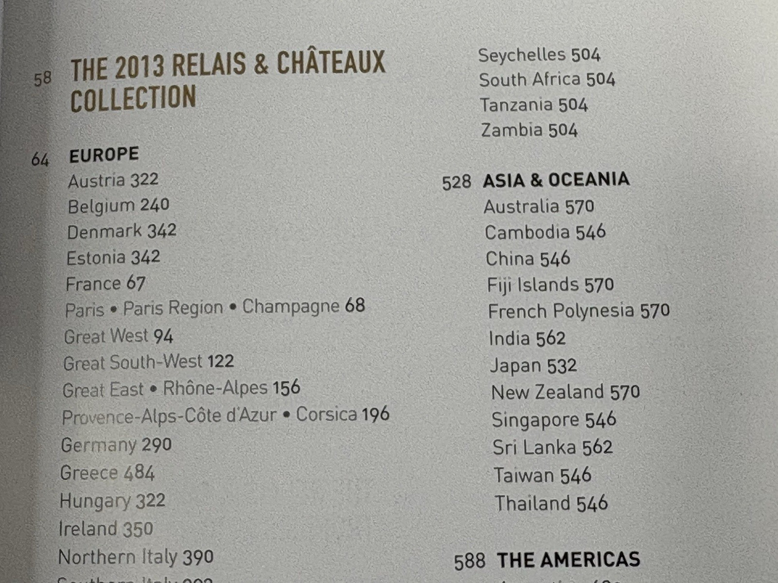 Relais & Chateaux 2013 Edition 734 pages Beautiful Worldwide Properties English