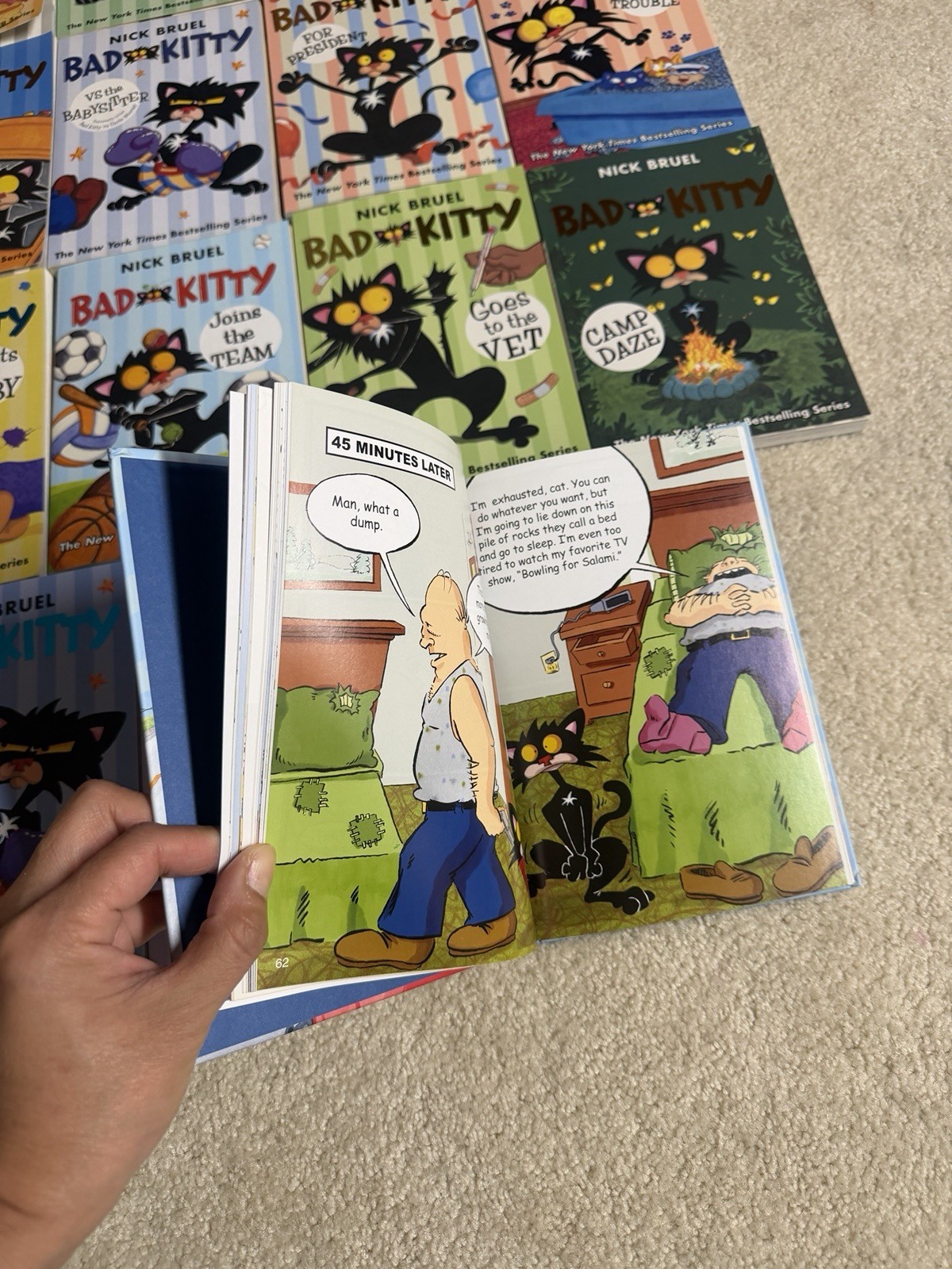 Bad Kitty’s Purrfect Set by Nick Bruel – 15 Books