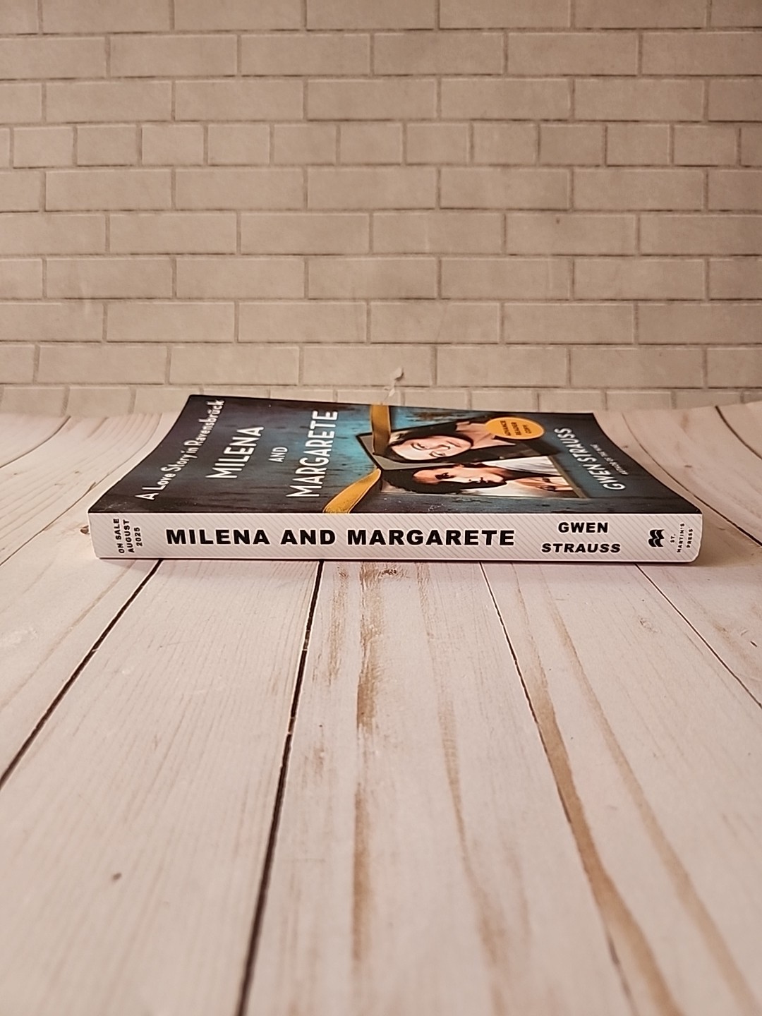 Milena And Margarete Paperback Book Gwen Strauss Advanced Reader Copy History