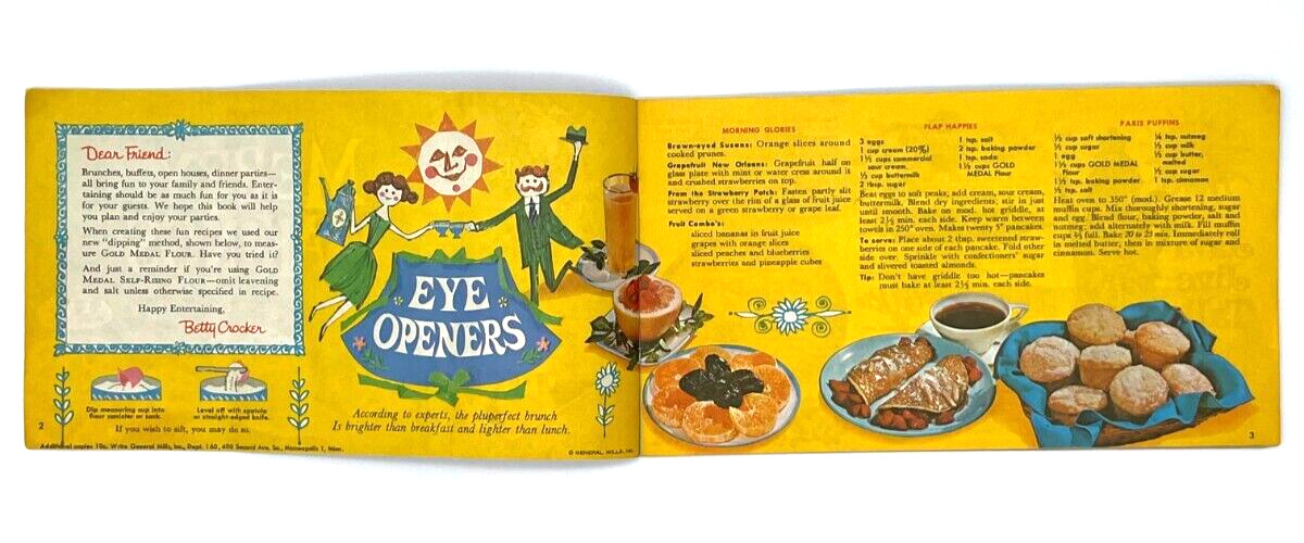 Betty Crocker’s Merry Makings Entertaining Recipes Art Vintage 1970’s-24 pages