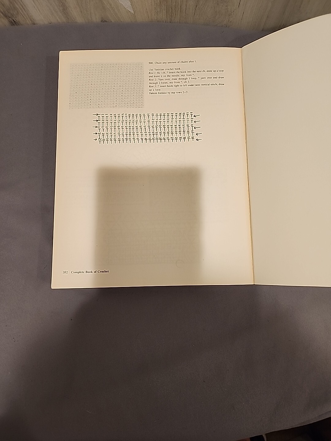 Complete Book Of CROCHET-STITCH DESIGNS By Linda P. Schapper Paper Back 1985.