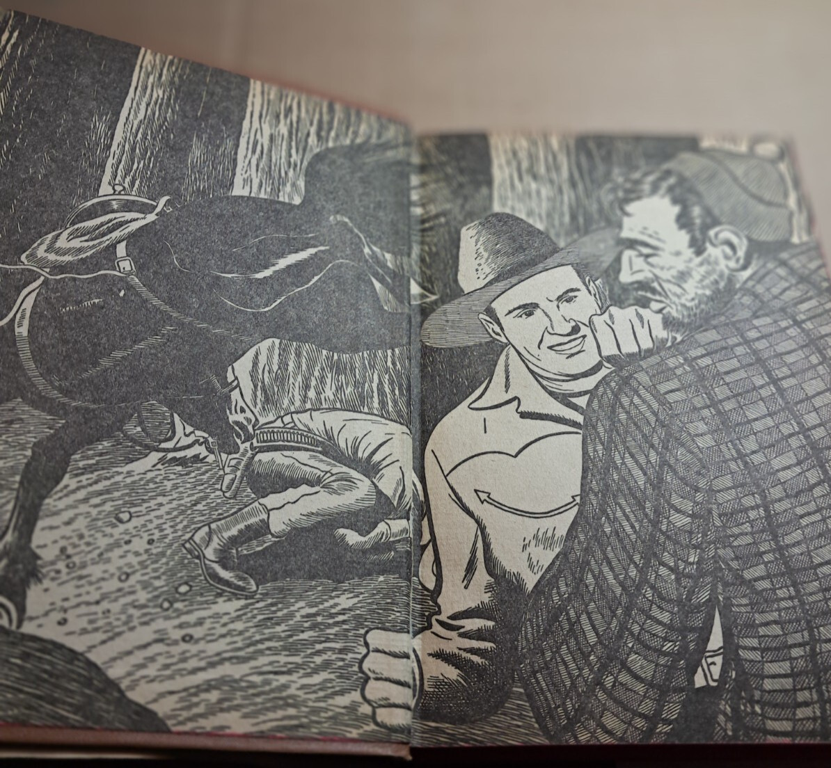 Gene Autry & the Redwood Pirates Vintage Whitman Children’s 1946 HC Dust jacket
