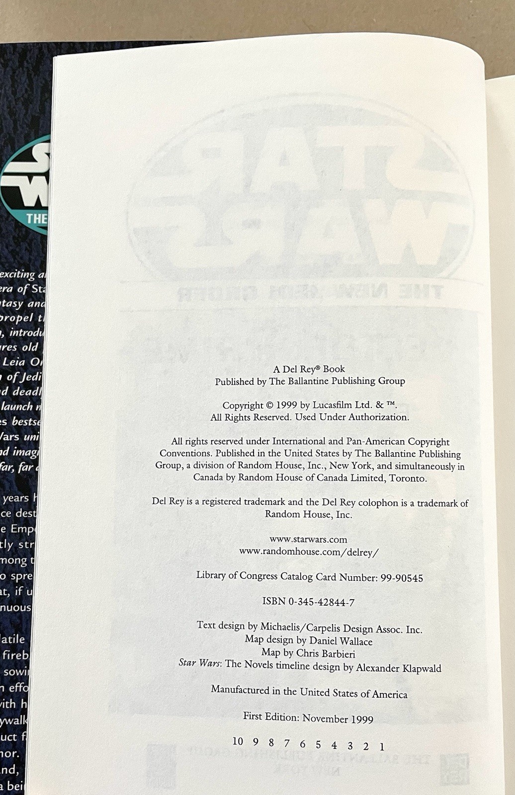 STAR WARS: The New Rebellion & The New Jedi Order: Vector Prime, 1ST PRTS, VG+