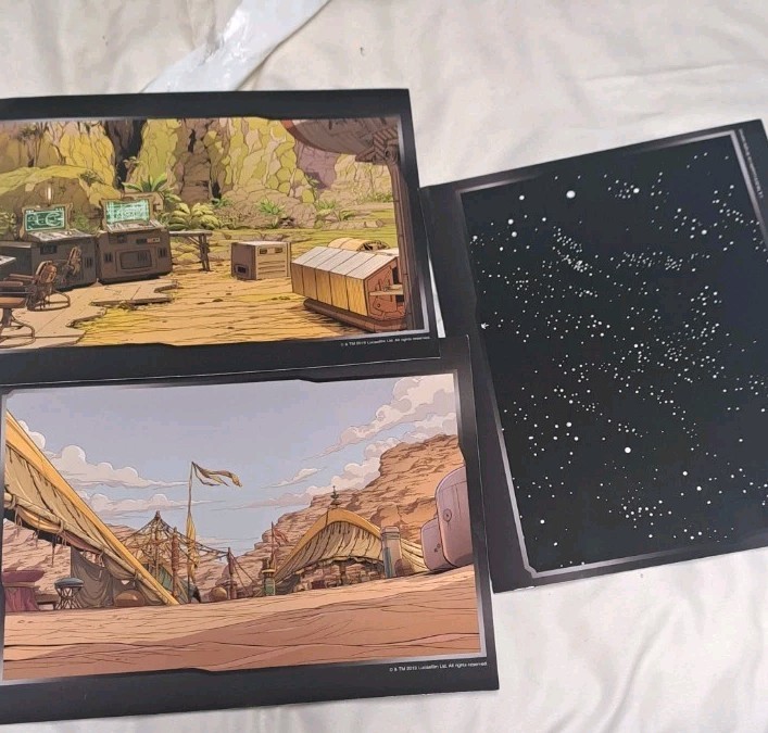 STAR WARS Magnetic Play Set The Rise of Skywalker Book, 6 Cards, 18 Characters