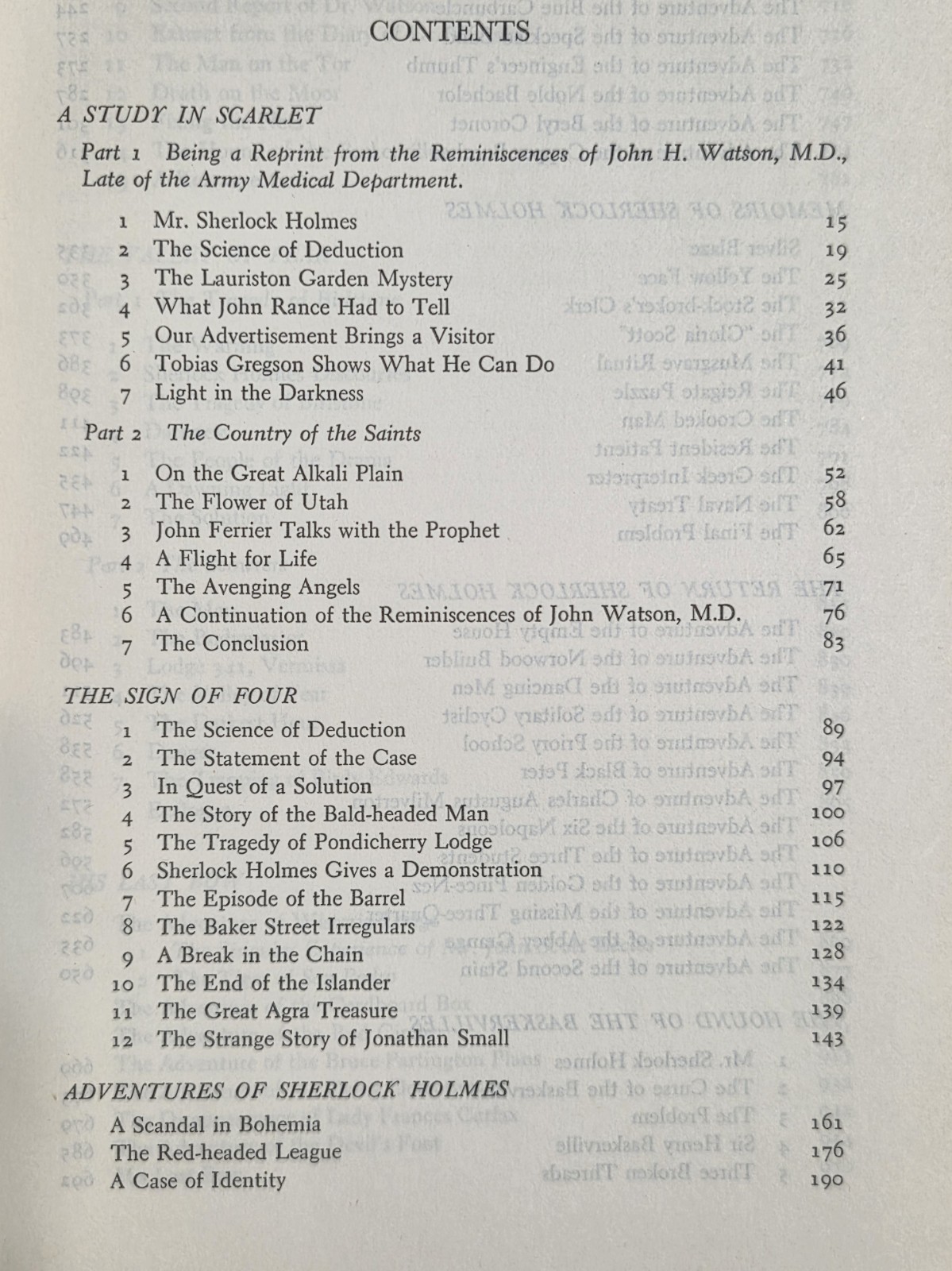 The Complete Sherlock Holmes 1930 Doubleday with Book Marker