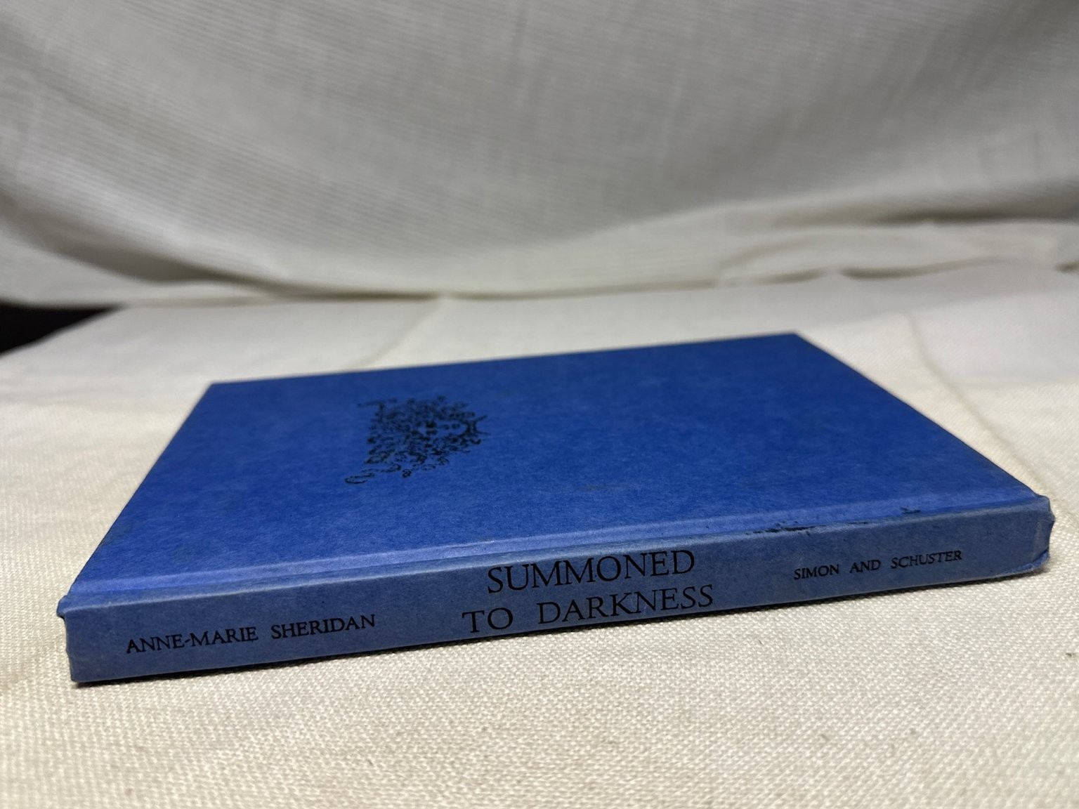 Summoned to Darkness Anne-Marie Sheridan 1978 Suspense Thriller Simon & Schuster