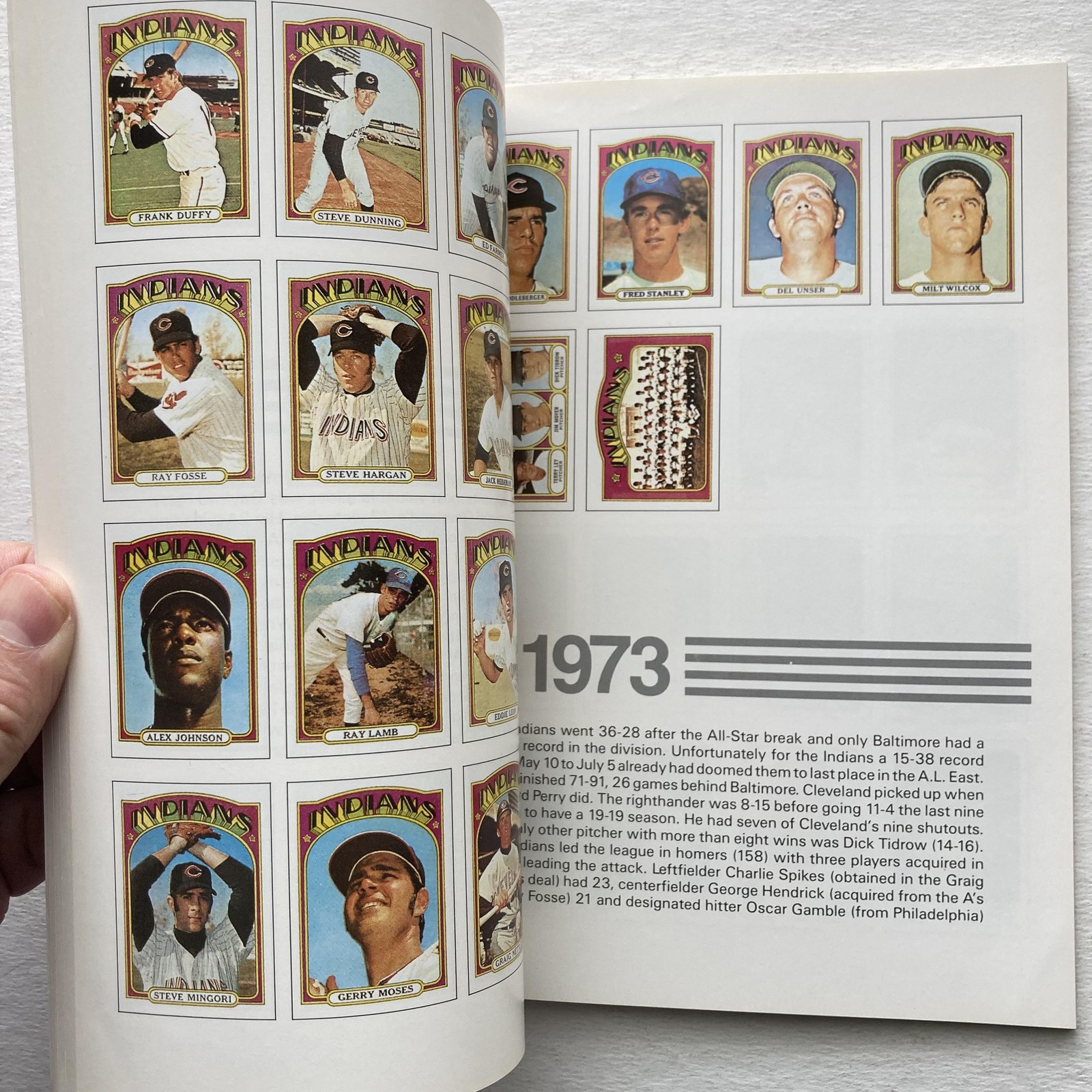 Vintage 1988 Baseball Card Collectibles Cleveland Indians Schwartz Surf PB