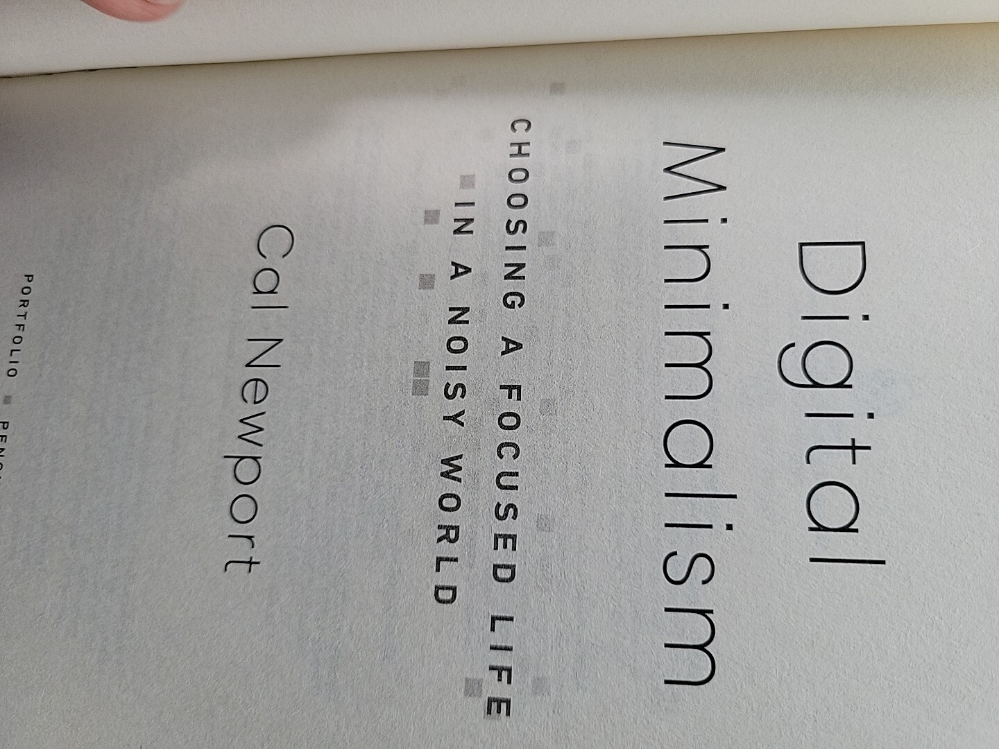 Digital Minimalism: On Living Better with Less Technology – Hcdj