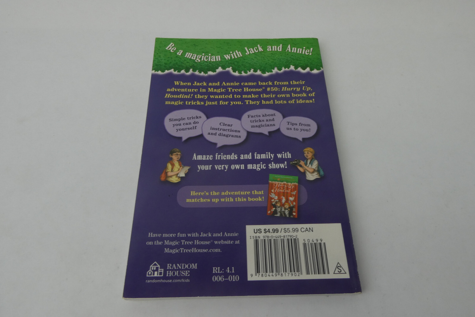 2013 Magic Tree House Tricks From Signed Mary Pope Osborne Natalie Boyce Book