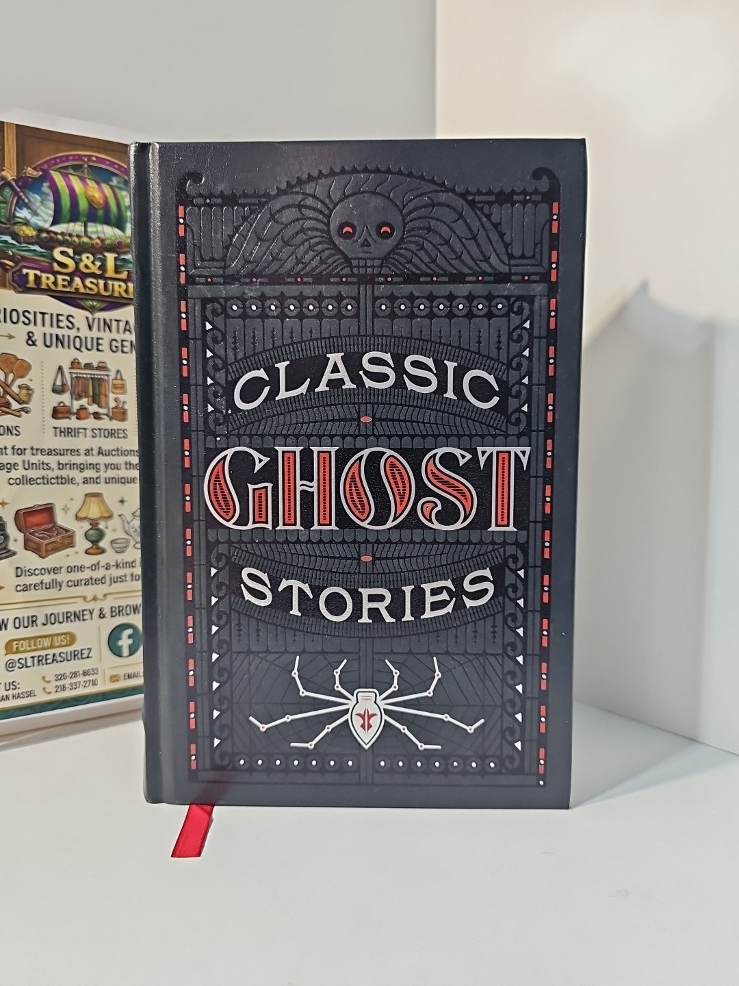 Classic Ghost Stories, Barnes & Noble, 2017, Bonded Leather, LNC, Silver Gilded