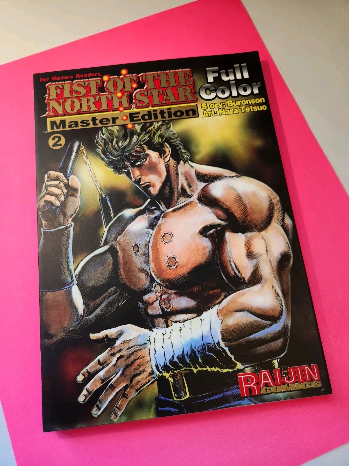 FOTNS Vol 2 Raijin Fist of the North Star Master Edition 2003 Buronson 1st print
