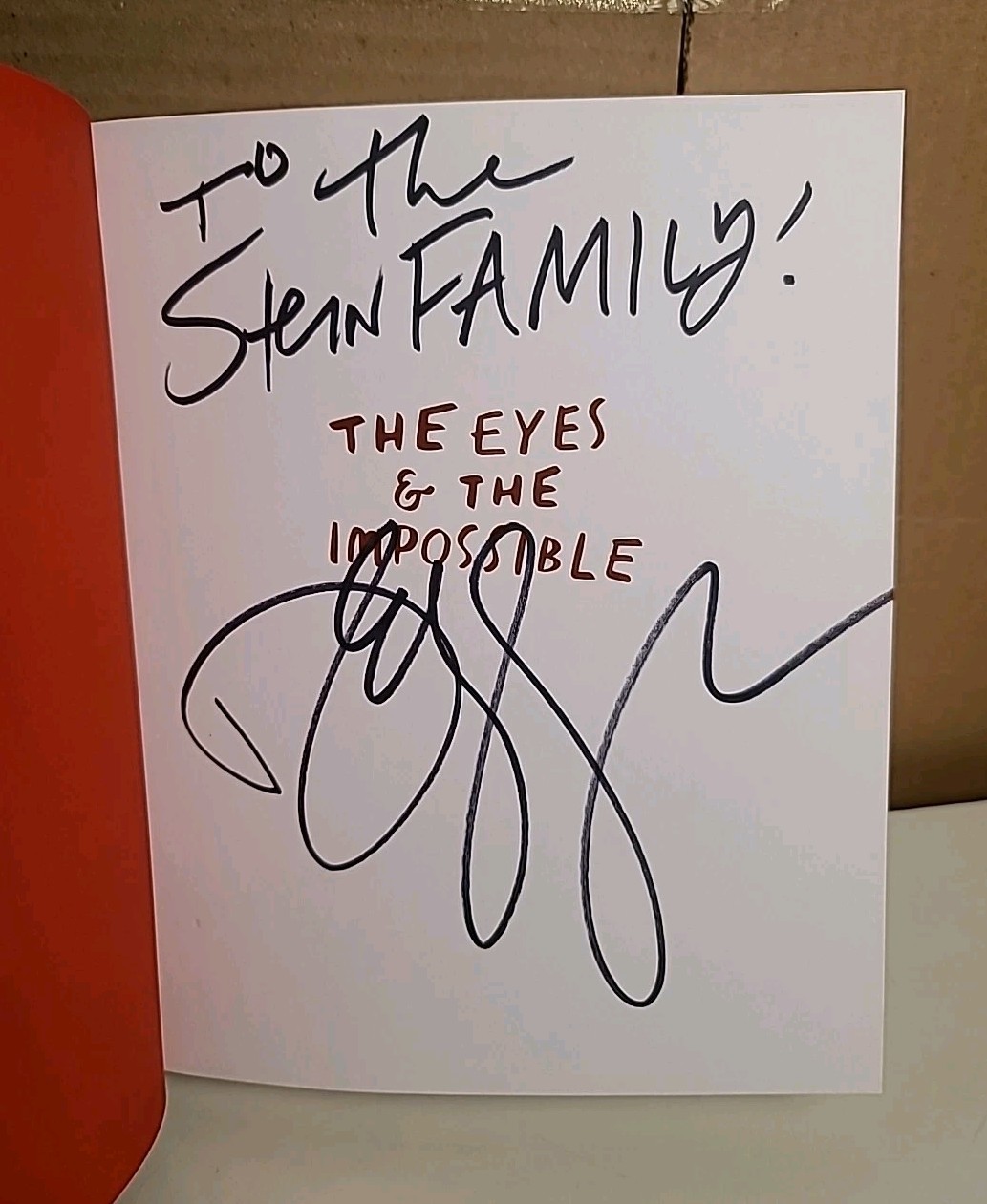 Signed The Eyes & The Impossible Dave Eggers 1st Edition 2023 HC Knopf