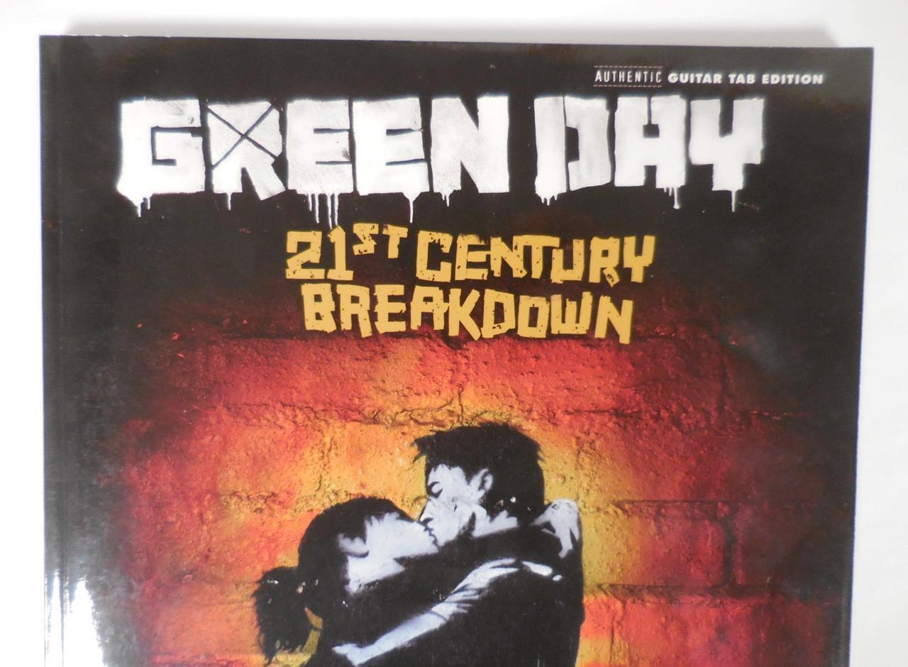 Green Day 21st Century Breakdown Guitar Tab Edition Songbook Sheet Music, EXC