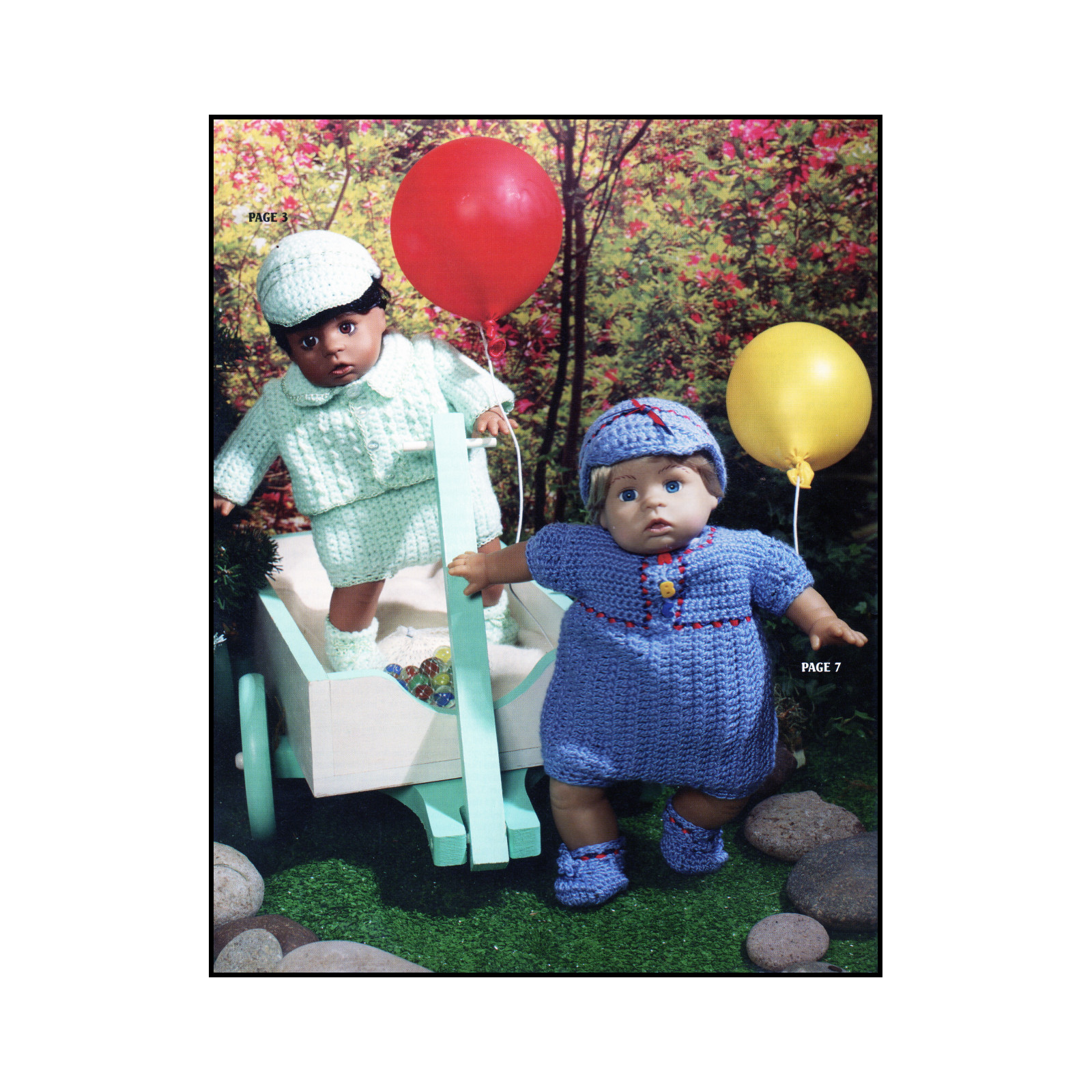 “Dress Up Your Baby Doll: 9 Crocheted Outfits …” by Betty Saxton (1996)