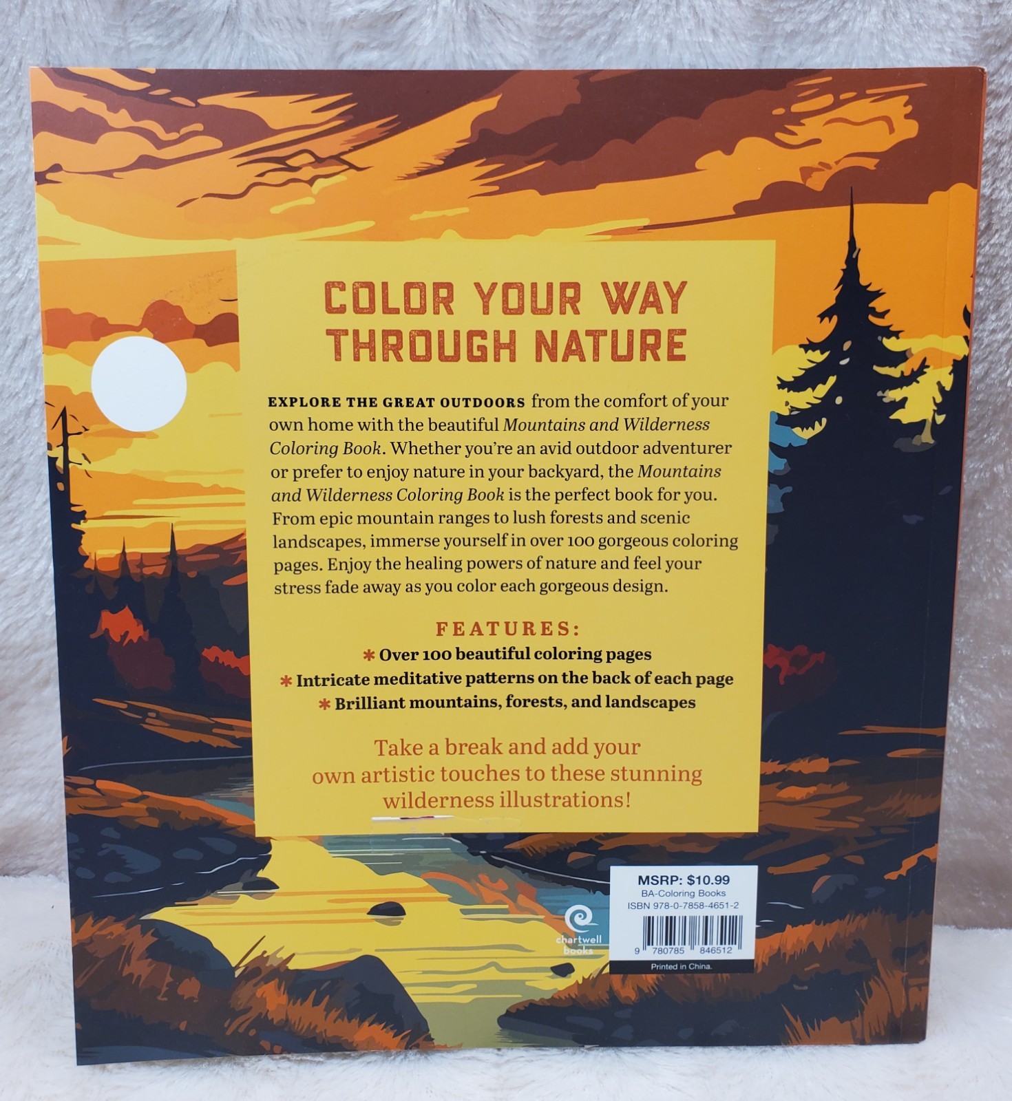 Mountains and Wilderness Coloring Book : Color Incredible Outdoor Scenes: New