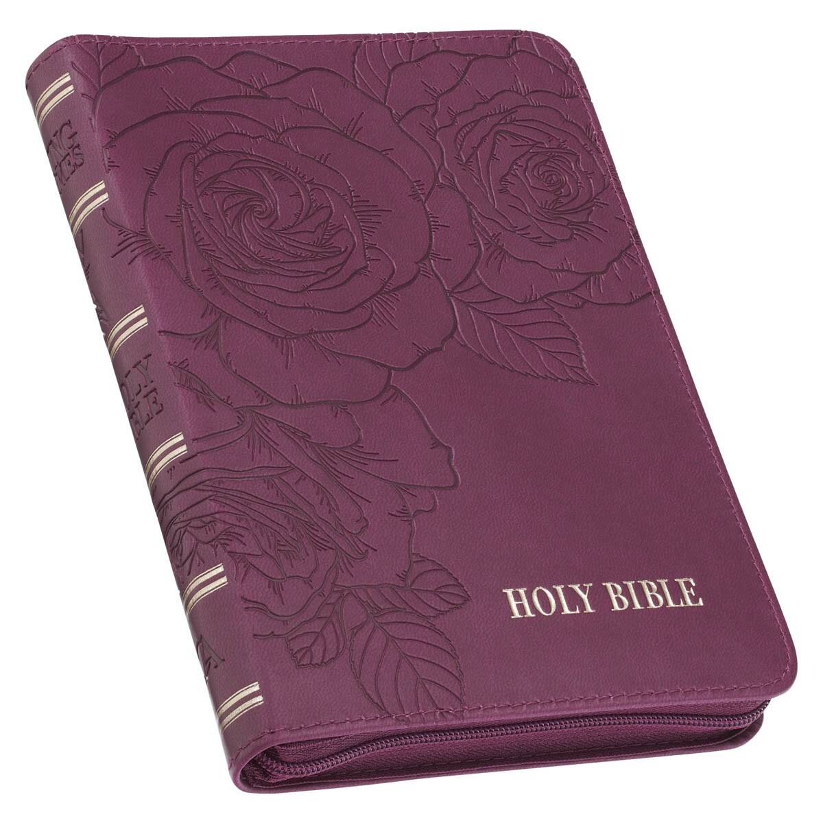 KJV Holy Bible, Compact Vegan Leather Red Letter Edition – Ribbon Marker, King