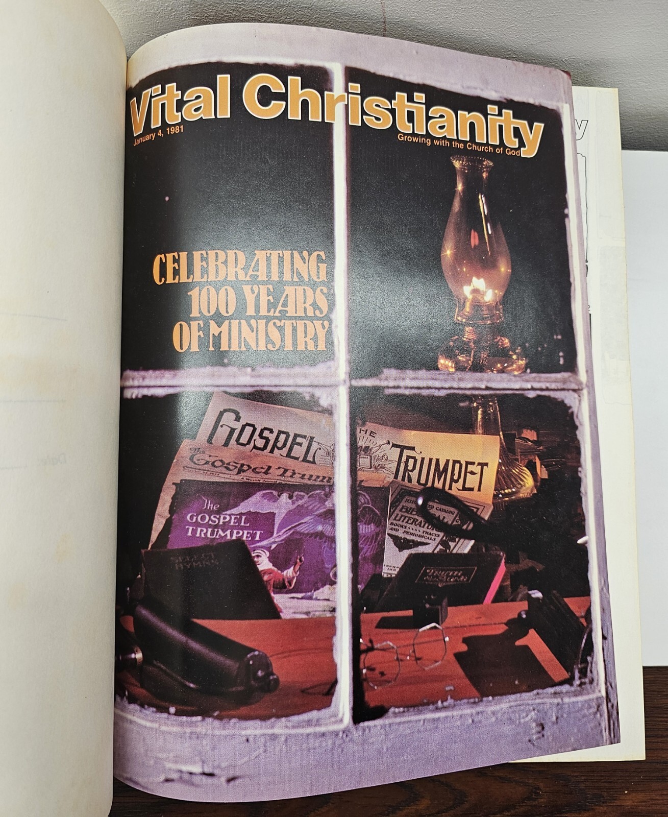 Vintage Vital Christianity Book Hardcover 1981 Warner Press