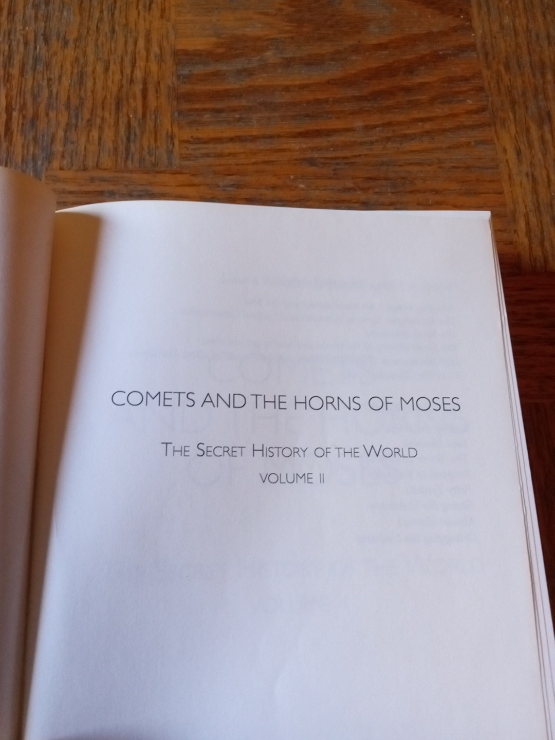 Comets and the Horns of Moses by Knight-Jadczyk, First Edition Volume 2-2013