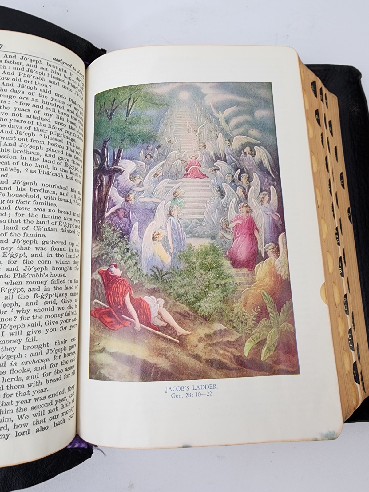 National Bible Press Old & New Testament Pronouncing Red Letter Teacher Ed. 60’s