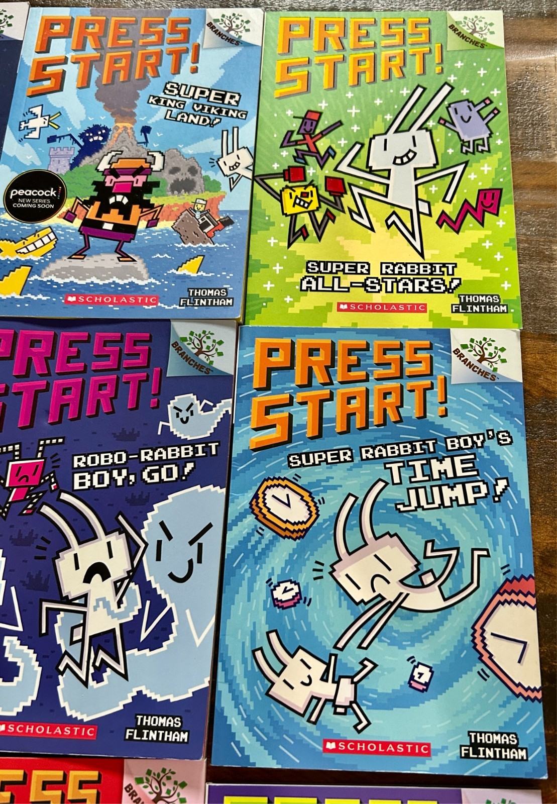10 Press Start Books by Thomas Flintham Reading Level Grade 2