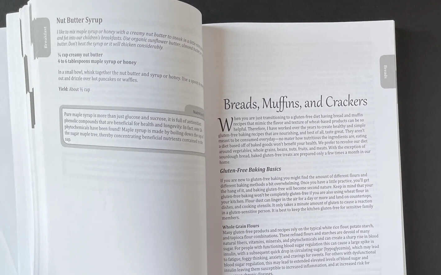 “Nourishing Meals” Healthy Gluten-Free Recipes Whole Family Paperback Cookbook