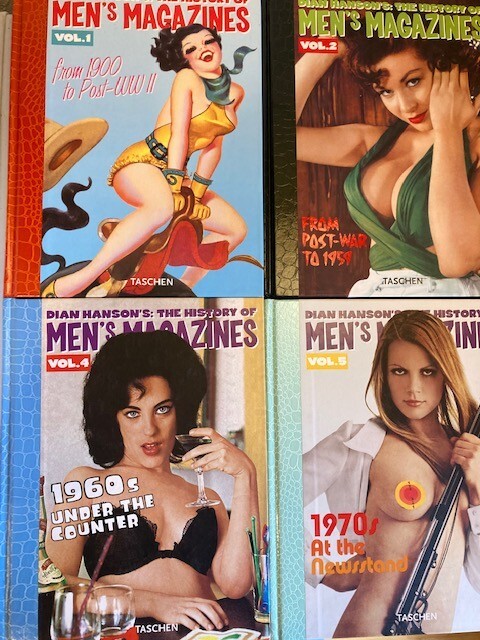 Dian Hanson’s The History of Men’s Magazines hardcover Complete 6-volume set