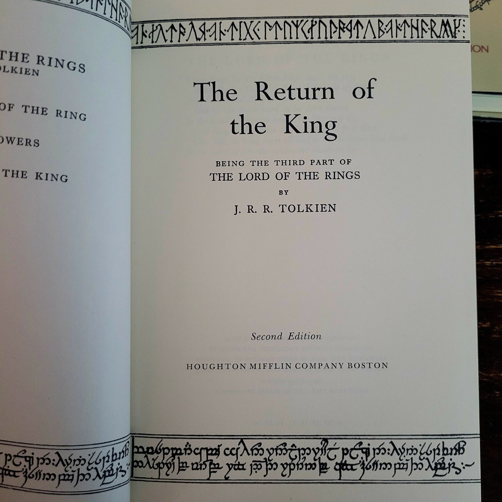 3 Vol Box Set of THE LORD OF THE RINGS by J.R.R. Tolkien (1965)