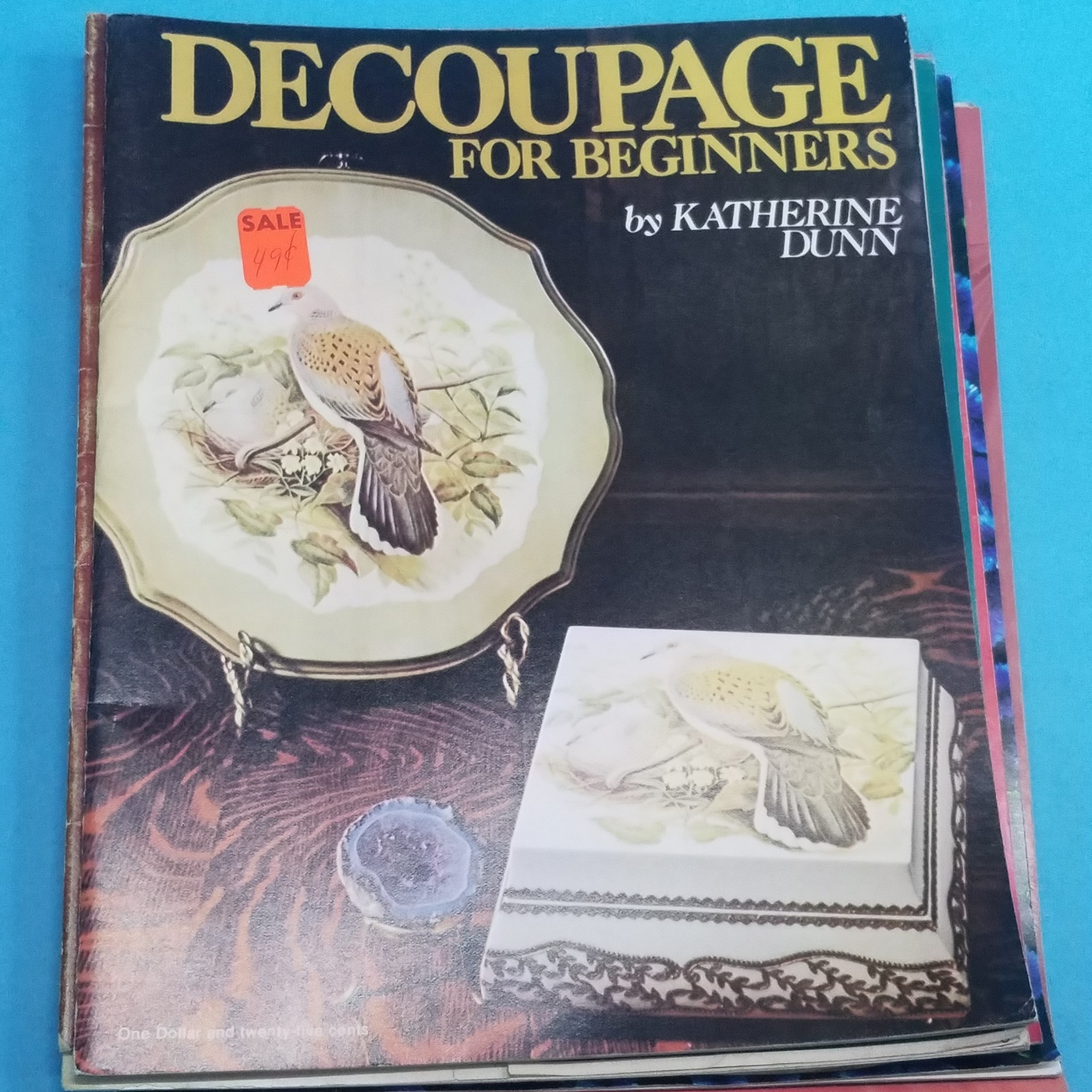 Lot of 9 Decoupage for Beginners miscellaneous arts and crafts books 1960s 70s