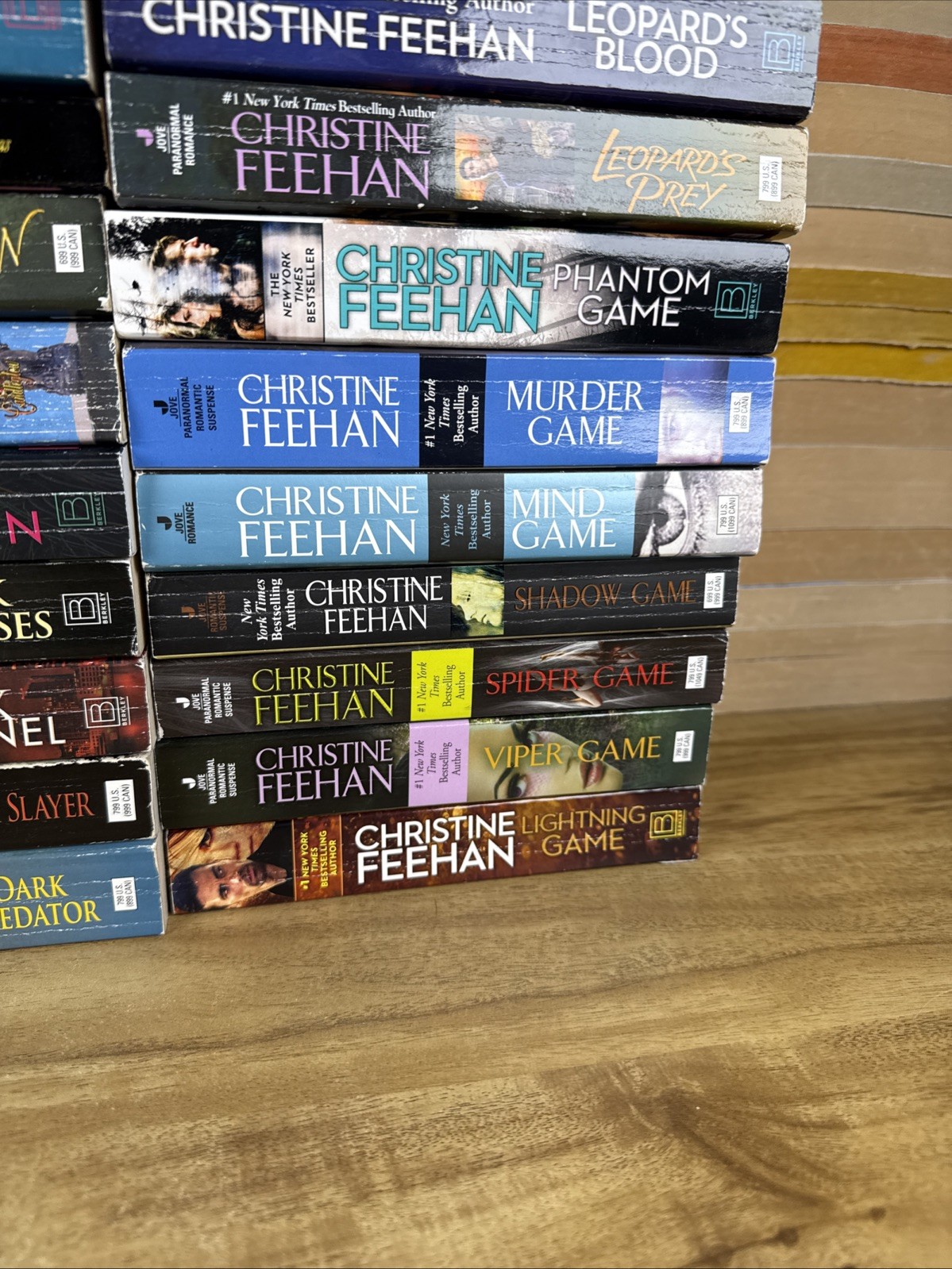 Lot of 22 Paranormal Romance Paperbacks by Christine Feehan Random Mix of Series