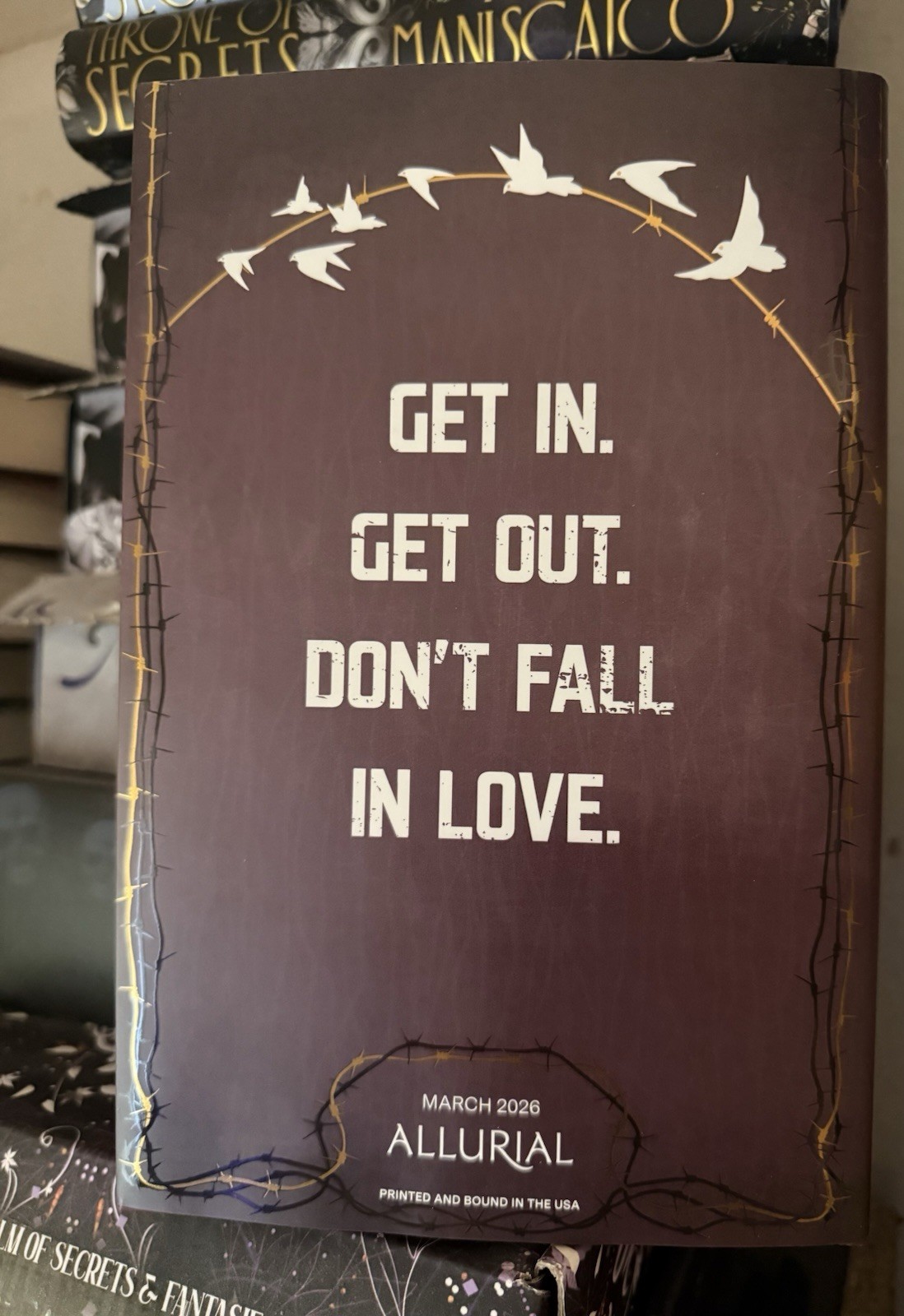 To Cage A Wild Bird By Brooke Fast Allurial Special Edition Edges Hardcover