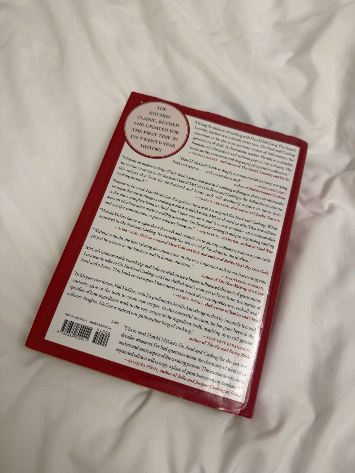 On Food and Cooking : On Food and Cooking by Harold McGee (2004, Hardcover)