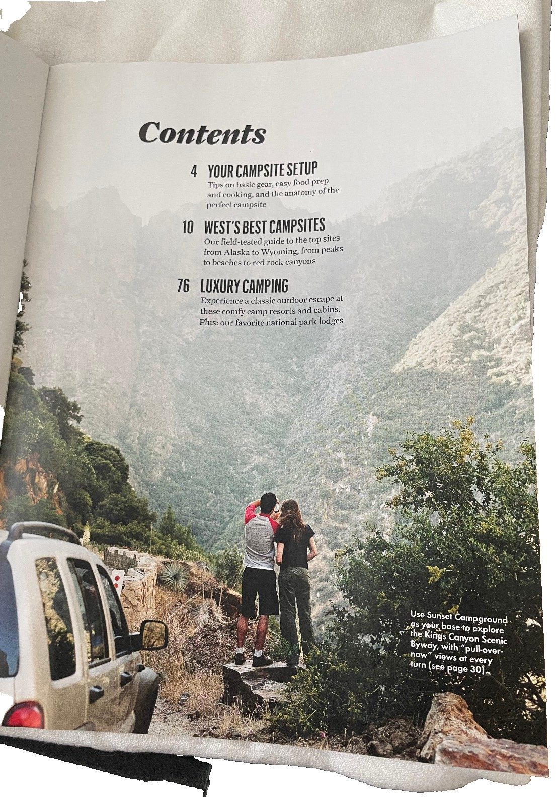 Sunset Magazine the West’s Best Camping 2013 beautiful excellent condition